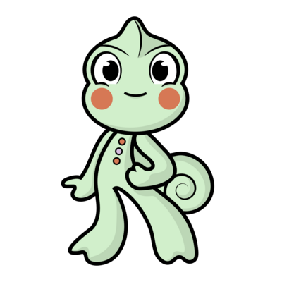 Mascotte créée par Fenicia Studio pour l'identité visuelle d'une organisation proposant des ateliers de chants inclusifs.