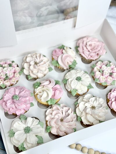 Buttercream Floral Cupcake Bouquet by Artisan Buttercream - Metro Detroit