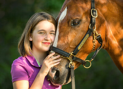 american saddlebred horse portrait session