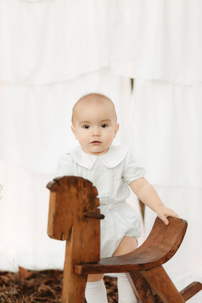 First birthday photoshoot by Lawrenceville Baby Photographer