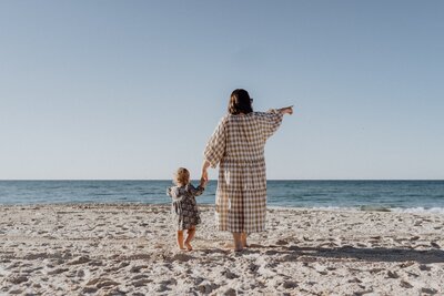 Mother discovering matrescence