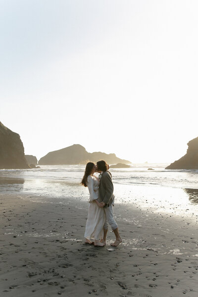 Gold Beach in Brookings Oregon photographed by destination wedding photographer Cheyenne Bayne