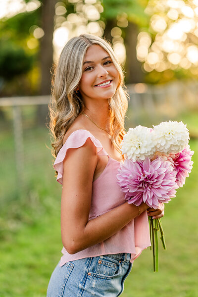 Snohomish Senior girl portrait urban brick walls soccer player