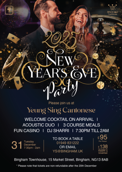 New Year Eve at the Yeung Sing in Bingham