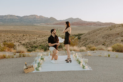 Alek and Natalie's Proposal in Red Rock Canyon | Las Vegas Photographer Parallel33 Photography-13