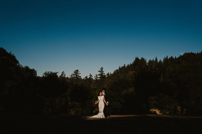 This stunning couple in Mendocino.