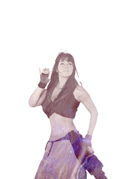 Woman dancing illustration