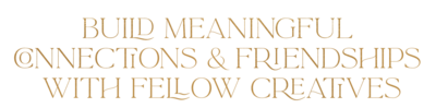 gold metallic text
