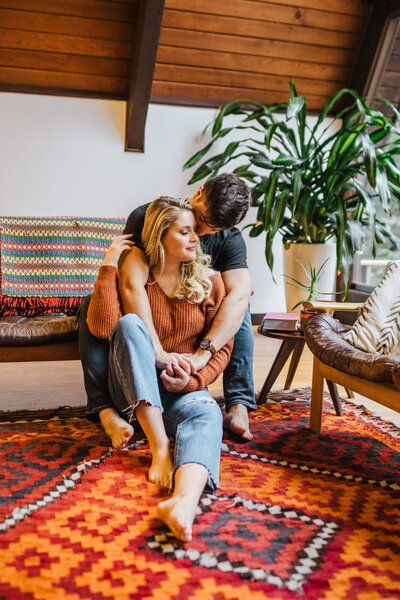Cozy A Frame Cabin Couples Photos