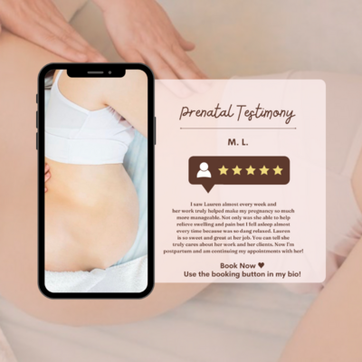 Prenatal Massage Review for Healing Haven Massage and Bodywork
