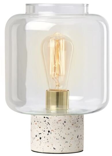 Terazzo and glass table lamp