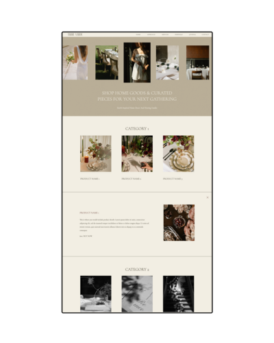 Shop for Website