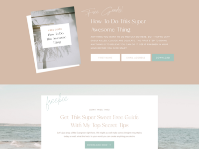 Resources Page Showit Template