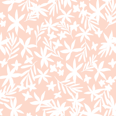 Pink Reversed Floral Pattern designed by Jen Pace Duran of Pace Creative Design Studio