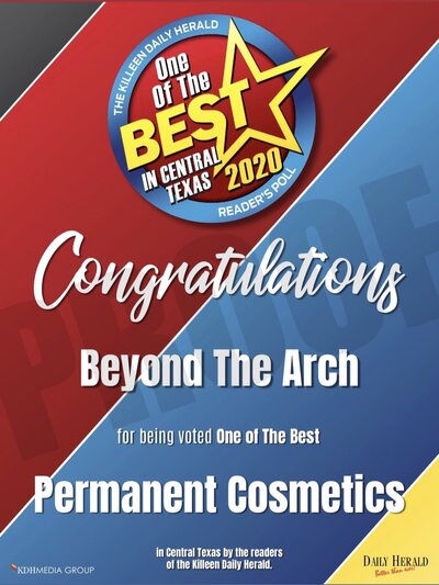 Best microblading and powder ombre brow services in central texas. Voted by the public as the Best Of in Centra Texas for Microblading Services. Beyond the Arch Brow Studio and M<aster Artist and Salon Owner, Jemina Jenkins