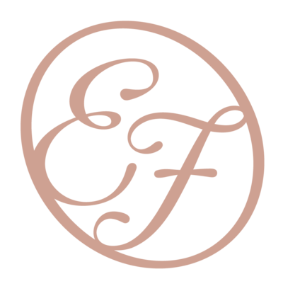 Pink logo mark for Erika Fitzgerald Website Copywriting
