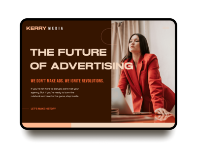 kerry showit website template for agencies and marketing professionals