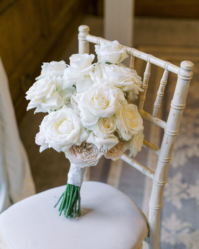 Bridal bouquet at Buckinghamshire wedding venue Hedsor House