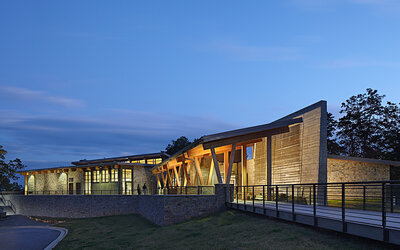 Gorges State Park Visitors' Center built by Cooper Construction