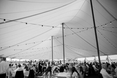 chesapeake bay maritime museum st. michaels navy point tented wedding