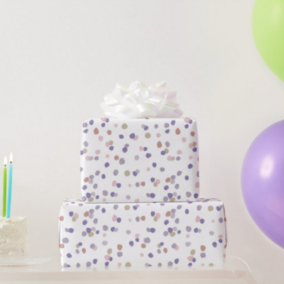 Purple Wrapping Paper