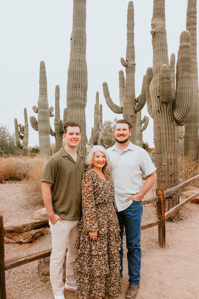 Arizona family outside