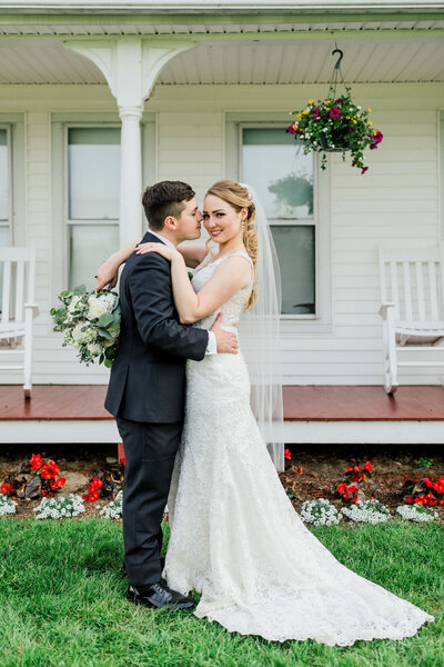Colby Hill Inn - Couple Portrait Outdoor Wedding Ceremony