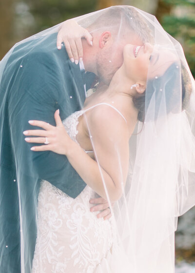 Vail Destination Wedding Portraits of Bride and Groom on Trail_-2