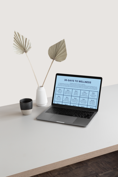 Mockup of worksheets for intuitive living