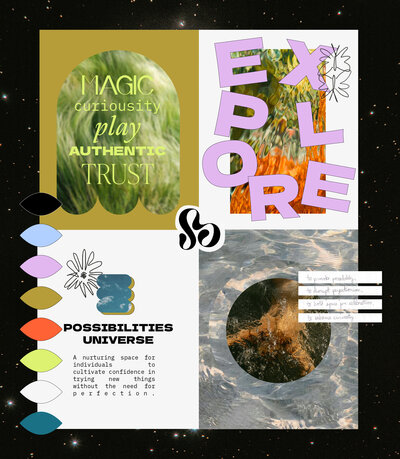 earthy logo for holistic salons