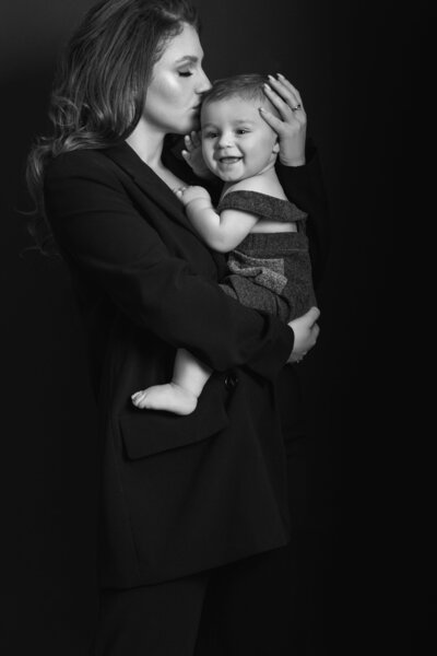 Mother and son photoshoot for Livia