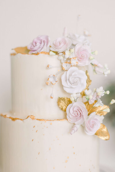 Wedding Cake styled by Julie Riley Something Bleu Weddings in Boston