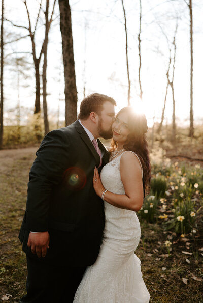 Mirrored Pregnant Couple | Morgan Baker Photo Co