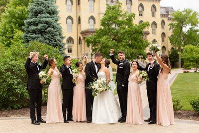 Candid and timeless wedding photos in Notre Dame