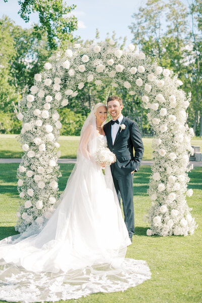 Luxury Colorado Wedding - Bridal Party walking