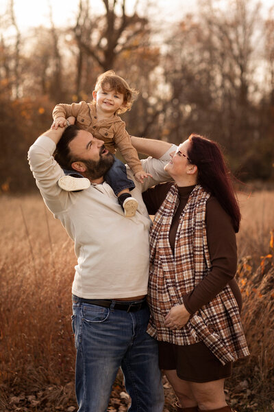 NJ family photographer captures family playing together