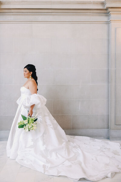 San Francisco City Hall elopement, San Francisco wedding, San Francisco bride
