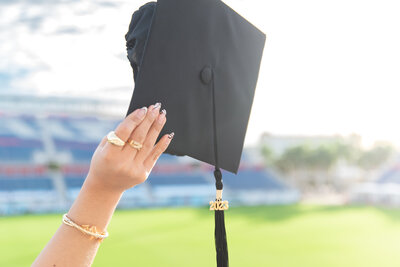 Graduate Cap and Gown Photo