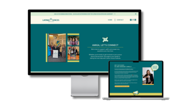 Website design for networking community business for Latina community, empowering Latina entrepreneurs to connect, collaborate, and grow through a vibrant online presence.