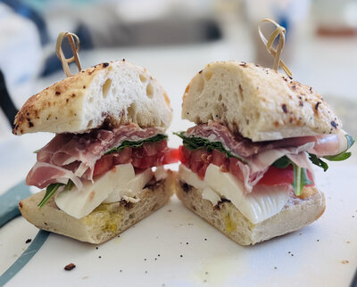 Seasonal tea sandwiches spread