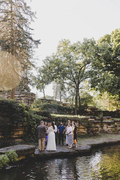 Dubuque, iowa intimate wedding