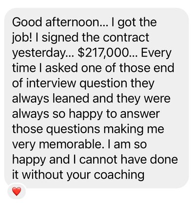 Client testimonial highlighting the professionalism of Susana's Women's Leadership Coaching, showcasing impactful career support and guidance for aspiring women leaders.