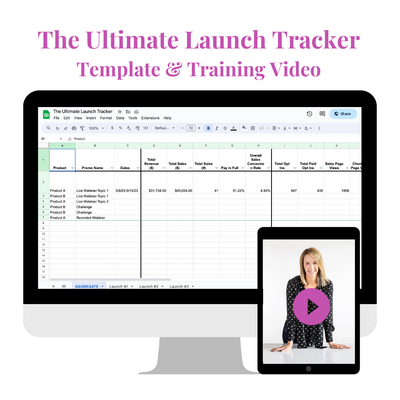 _The Ultimate Launch Tracker image by Carolyn O'Brien for the Systems and Workflow Magic Bundle