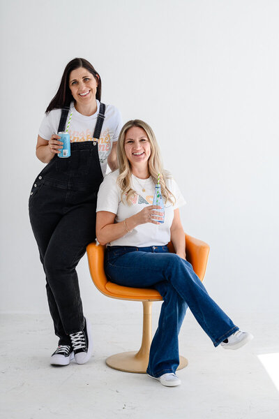 The recruiter mom who is a fashion influencer poses for Denver branding photos with her Denver branding photographer.