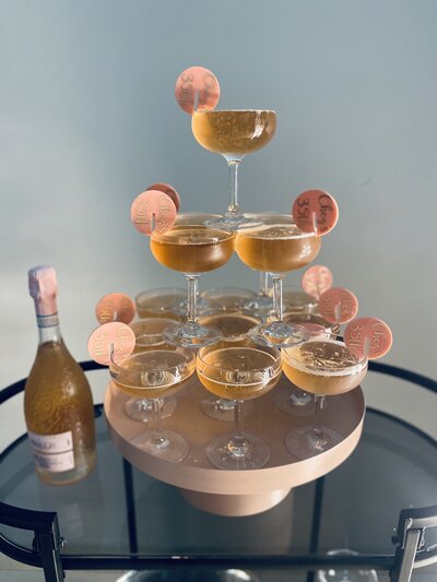 champagne tower