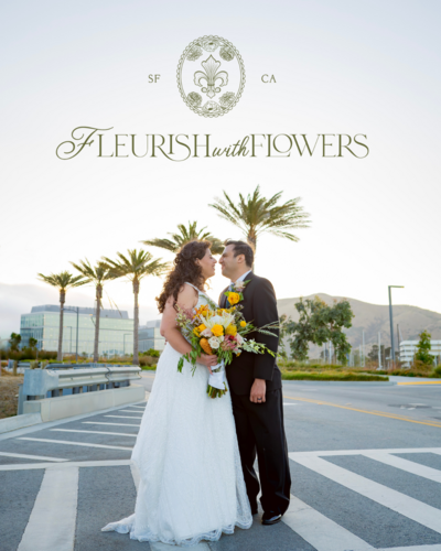 Logo design for Fleurish with Flowers, a florist in San Francisco