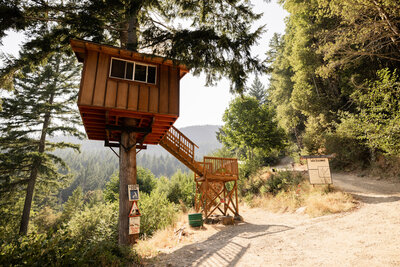 canvas glamping tent