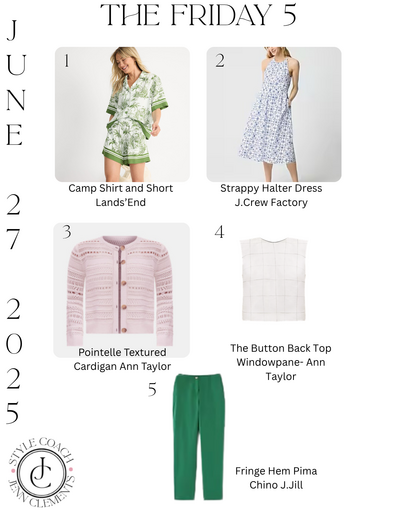 The Friday 5 Stylist Jenn Favorites of the week 