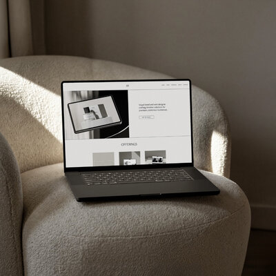designer at home office 