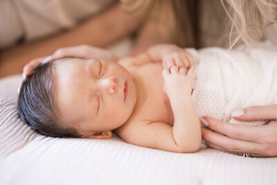 in home newborn photo